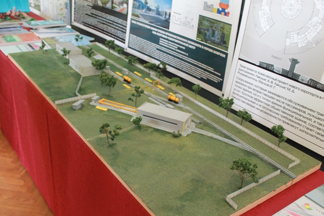 Макет транспортного терминала