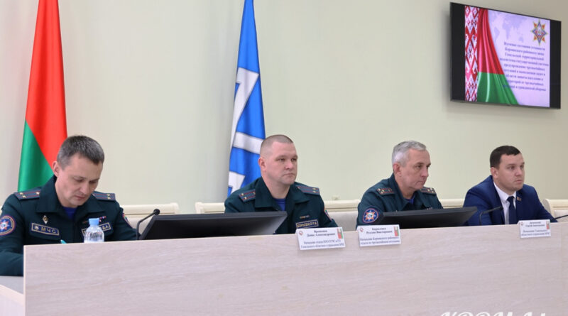 В Корме изучают состояние готовности районного звена к ЧС