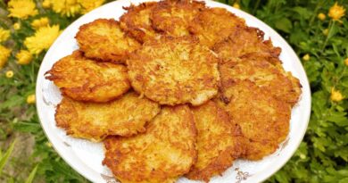 Драники золотистые, хрустящие, аппетитные