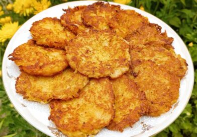 Драники золотистые, хрустящие, аппетитные